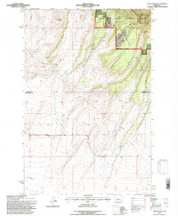 Yaple Bench 1995 topographic map thumbnail