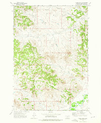 Yarger Butte 1973 topographic map thumbnail