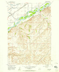 Yegen 1956 topographic map thumbnail
