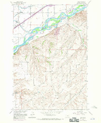 Yegen 1956 topographic map thumbnail