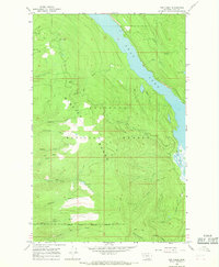 Yew Creek 1965 topographic map thumbnail