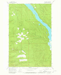 Yew Creek 1965 topographic map thumbnail