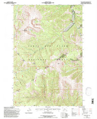Yogo Peak 1995 topographic map thumbnail
