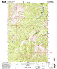 Yogo Peak 1995 topographic map thumbnail