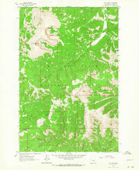 Yogo Peak 1961 topographic map thumbnail