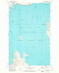 York Island 1972 topographic map thumbnail
