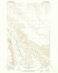 Zero NE 1969 topographic map thumbnail