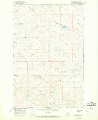 Ziegele Coulee 1965 topographic map thumbnail