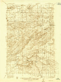 Pendroy 1936 topographic map thumbnail
