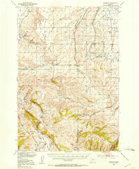 Anceney 1949 topographic map thumbnail