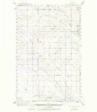 Antelope Coulee topographic map thumbnail