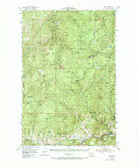 Basin 1954 topographic map thumbnail