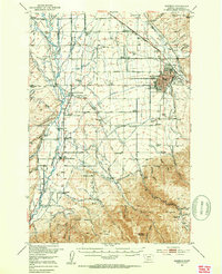 Bozeman 1953 topographic map thumbnail