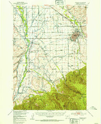 Bozeman 1953 topographic map thumbnail