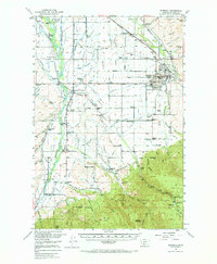 Bozeman 1953 topographic map thumbnail