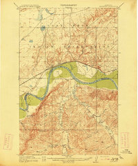 Brockton 1914 topographic map thumbnail