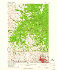 Butte North 1959 topographic map thumbnail