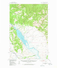 Canyon Ferry 1950 topographic map thumbnail