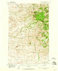 Centennial Mountain 1959 topographic map thumbnail