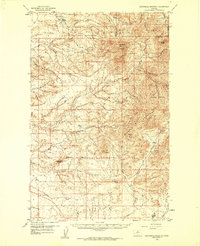 Centennial Mountain 1959 topographic map thumbnail