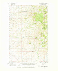 Centennial Mountain 1959 topographic map thumbnail