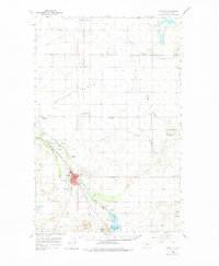 Choteau 1960 topographic map thumbnail
