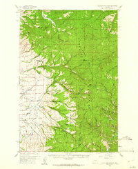 Cleveland Mountain 1959 topographic map thumbnail