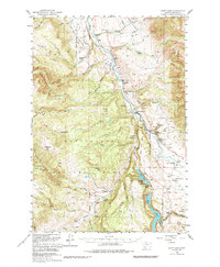 Cliff Lake 1950 topographic map thumbnail