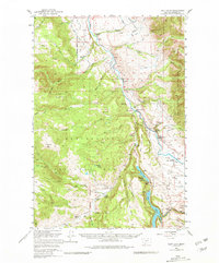Cliff Lake 1950 topographic map thumbnail