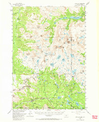 Cooke City 1956 topographic map thumbnail