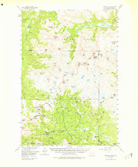 Cooke City 1956 topographic map thumbnail