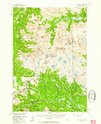 Cooke City 1956 topographic map thumbnail