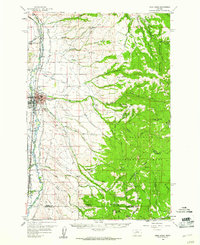 Deer Lodge 1959 topographic map thumbnail