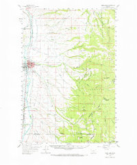 Deer Lodge 1959 topographic map thumbnail