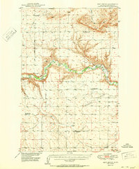 Dent Bridge 1950 topographic map thumbnail