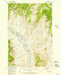 Devils Fence 1950 topographic map thumbnail