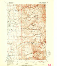 Duck Creek Pass topographic map thumbnail