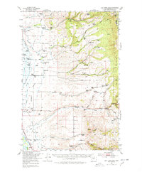 Duck Creek Pass 1950 topographic map thumbnail