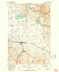 East Helena 1950 topographic map thumbnail