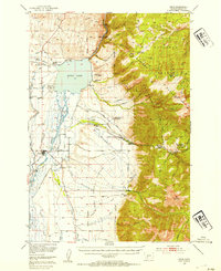 Ennis 1949 topographic map thumbnail
