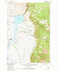 Ennis 1949 topographic map thumbnail