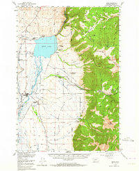 Ennis 1949 topographic map thumbnail