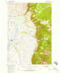Ennis 1949 topographic map thumbnail