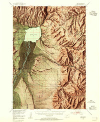 Ennis 1949 topographic map thumbnail