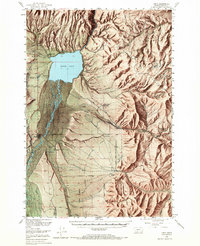 Ennis 1949 topographic map thumbnail