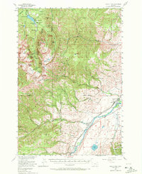 Fridley Peak 1955 topographic map thumbnail