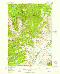 Fridley Peak 1955 topographic map thumbnail