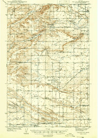 Gallup City 1938 topographic map thumbnail