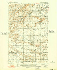 Gallup City 1942 topographic map thumbnail