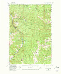 Garnet Mountain 1955 topographic map thumbnail